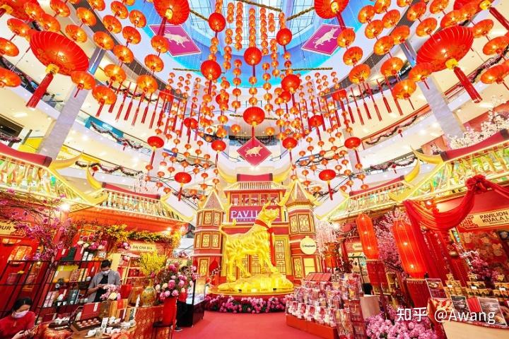 吉隆坡Pavillion商场牛年春节布置 吉隆坡Pavillion商场牛年春节布置